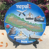 Nepal Valley Commemorative Plate