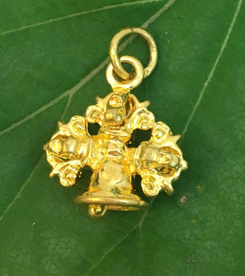 Bell & Dorje Gold Pendant #10