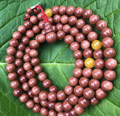 Goldstone Adjustable Mala #35