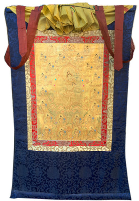 Twenty One Tara Thangka in Gold #38