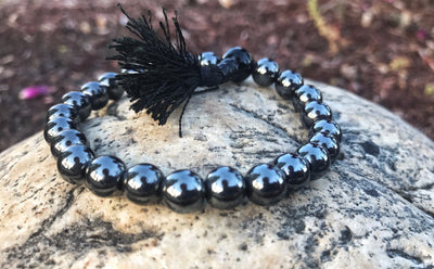 Hematite Wrist Mala #9