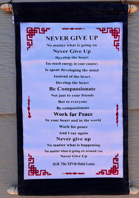 Never Give Up: Dalai Lama #5