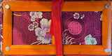 Silk Brocade & Bamboo Tibetan Text Covers #6