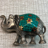 Inlaid Stone Elephant  #1