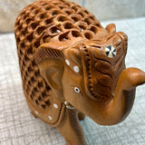 Ornate Wooden Elephant # 5