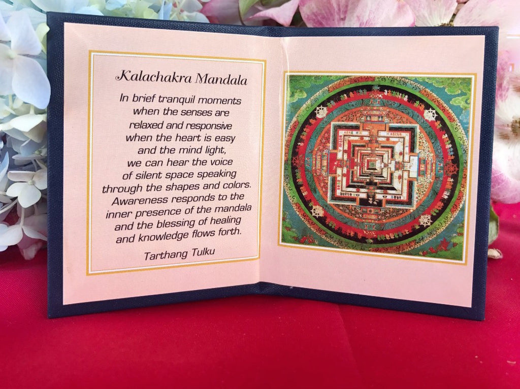 Kalachakra Mandala Folding Thangka #7a