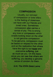 Compassion Greeting Card #1