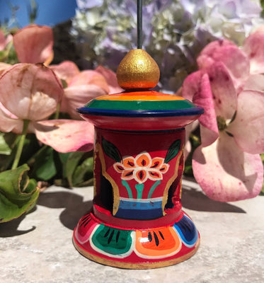 Lotus Prayer Wheel Sm #2