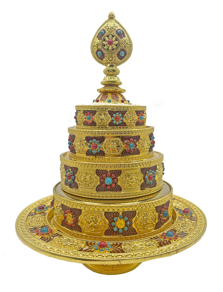 Ornate Mandala in Gold Color