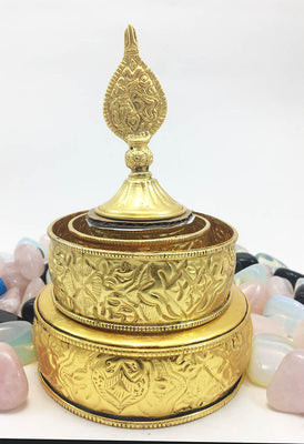 Mandala Offering Set in Gold Color  Sm #10