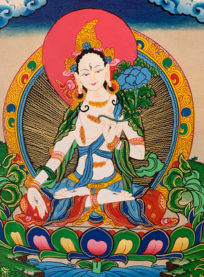 White Tara Thangka#6