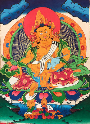 Zambala Thangka in Medium #10