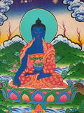 Medicine Buddha Thangka Medium #27 LT