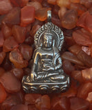 Meteorite Buddha Pendant