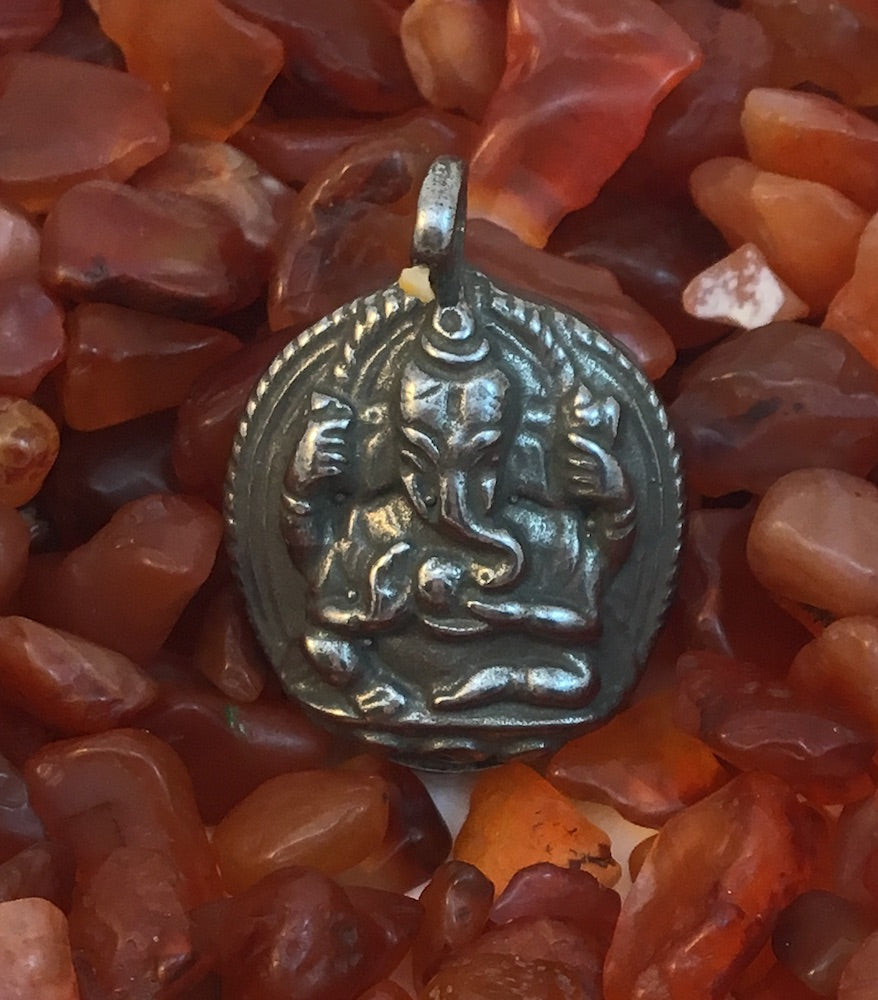 Ganesha Amulet - Meteorite