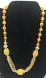 Yellow Amber Necklace #53