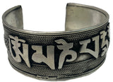 Large Mantra Cuff Bracelet