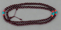 Rosewood Mala with Turquoise Spacer