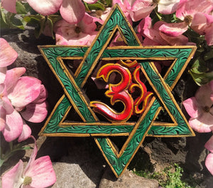 Om with Star Wall Hanging #4