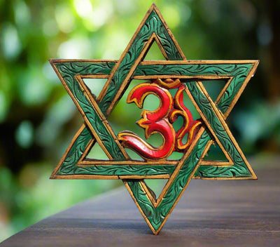 Om with Star Wall Hanging #4