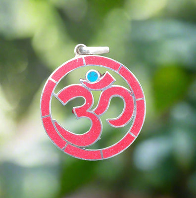 Om Silver Pendant #29