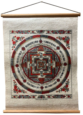 Kalachakra Mandala Paper Thangka
