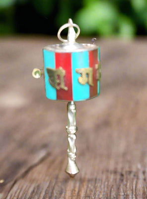 Prayer Wheel Pendant #30