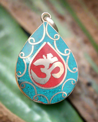 Om Oval Pendant #34