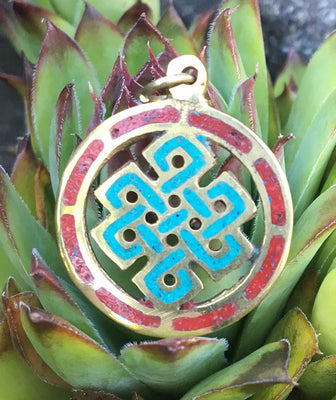 Color Knot Pendant #37