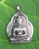 Amitabha Silver Pendant #17