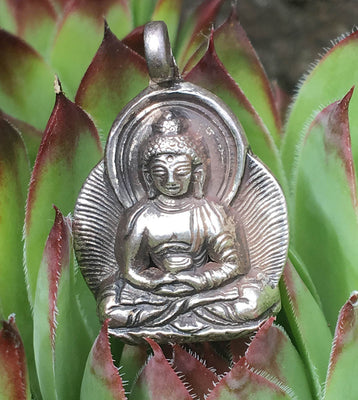 Amitabha Silver Pendant #17
