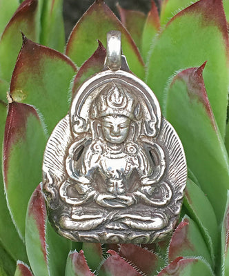Amitayus Silver Pendant #22