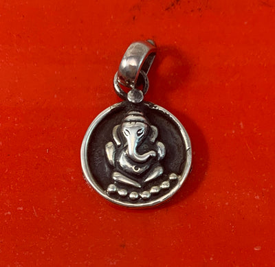 Ganesh Silver Pendant #10