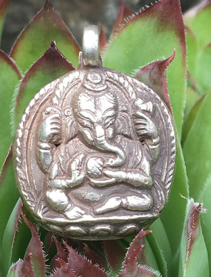 Ganesha Silver Pendant #21