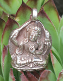 Manjushri Silver Pendant #27