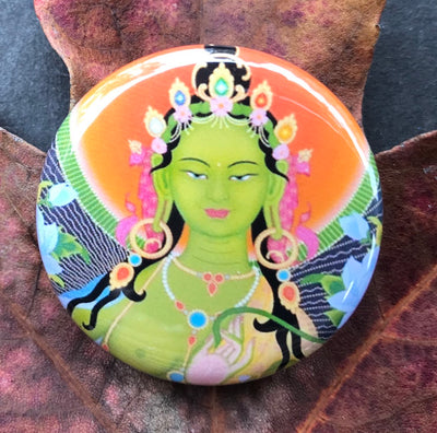 Green Tara Pin/Button