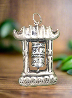 MONASTERY PRAYER WHEEL PENDANT #3