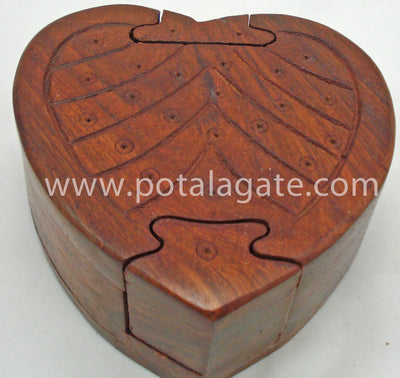 Heart Shape Puzzle Box#3