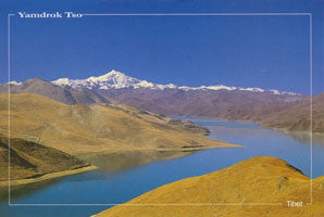 YAMDROK TSO LAKE POST CARD #9_