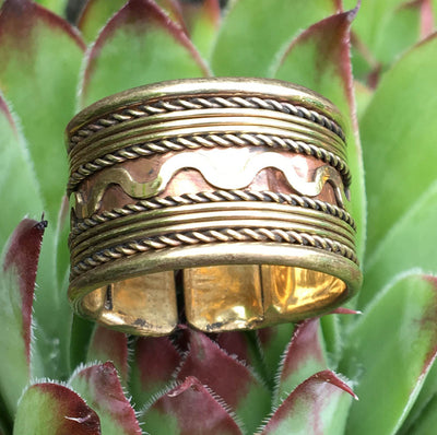 Ethnic Brass Ring #11