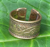 Elegant Brass Ring #13