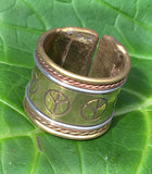 Peace Brass Ring #15