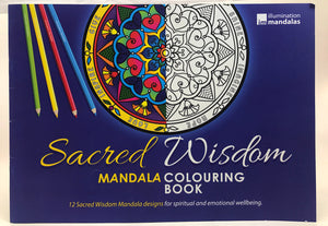 Sacred Wisdom Mandal Coloring Book #1