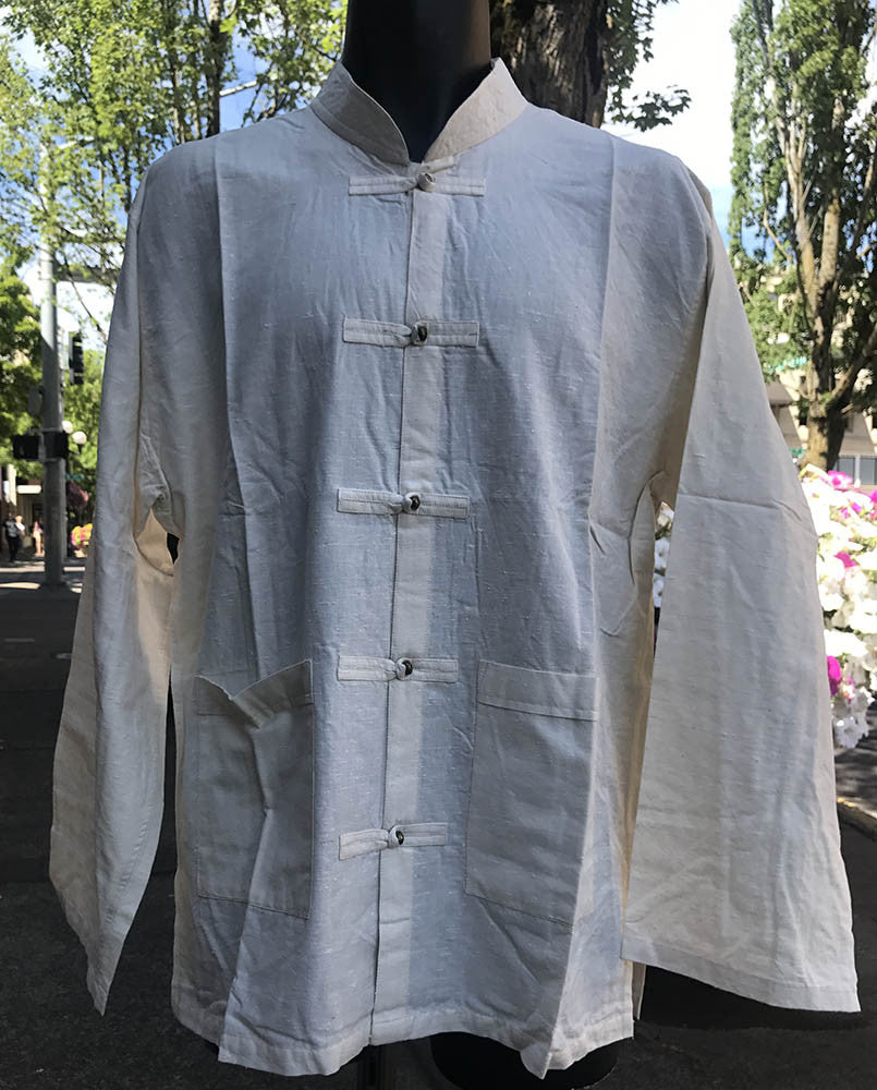 Tibetan Elegant Shirt མདུན : Off White #12
