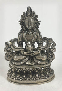 Amitayus Silver Statue #3