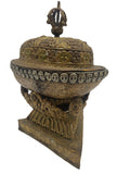 Antique Kapala with Stand and lid