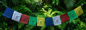Handmade Mini Chenrezig Prayer Flag #25