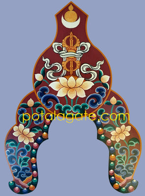 Torma Top: 100 Deity in Nyingthik