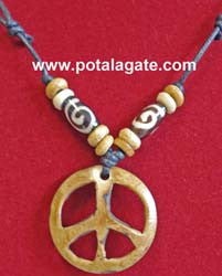 Peace Bone Necklace #20