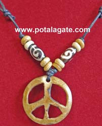 Peace Bone Necklace #20